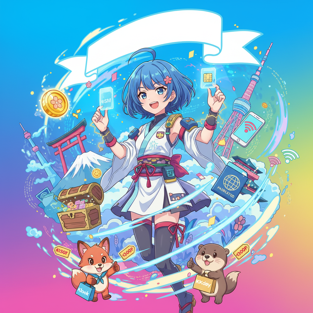 日本專攻,2026 日本上網卡推薦：吃到飽不降速 eSIM vs. 實體卡，附 Klook/KKday 獨家折扣碼