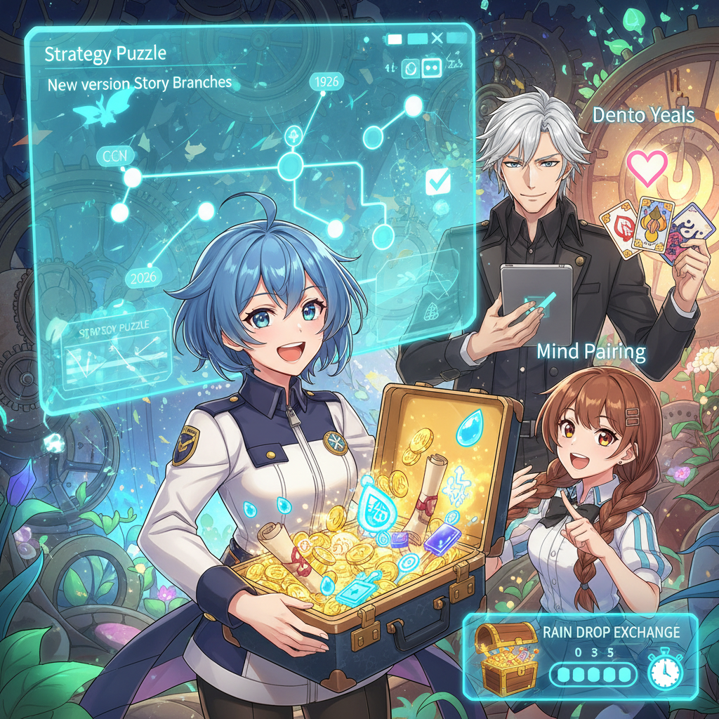 策略解謎,2026《重返未來 1999》：新版本劇情分歧攻略、心相搭配與限時雨滴兌換碼