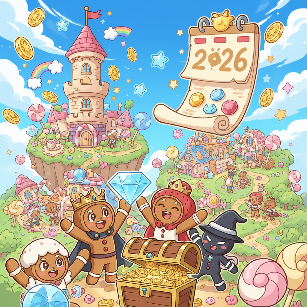 塔防養成,2026《跑跑薑餅人：王國》：最新餅乾排行、裝潢靈感與大量鑽石兌換碼