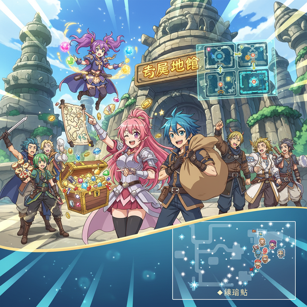 地圖解析,奇岩地監攻略 2026：1-4 層掉寶率實測，如何避開人潮搶佔精華練功點