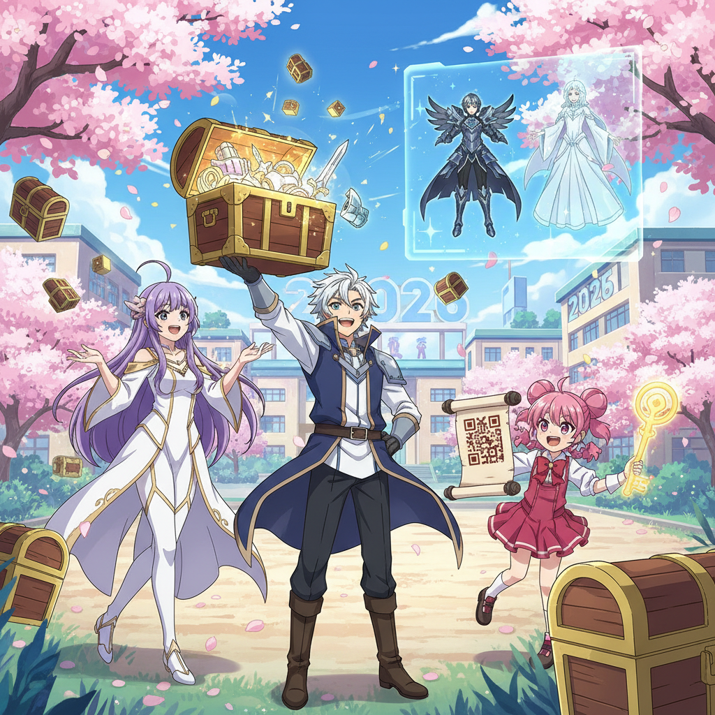 免費獎勵,2026 校園傳說報名領寶箱：納克羅斯、蘿兒稀世造型免費拿，活動邀請碼領取教學