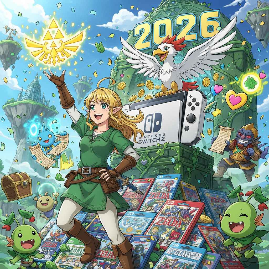 購機指南,2026 薩爾達傳說買哪版最划算？Switch 2 實體同捆包序號與數位版折扣碼彙整