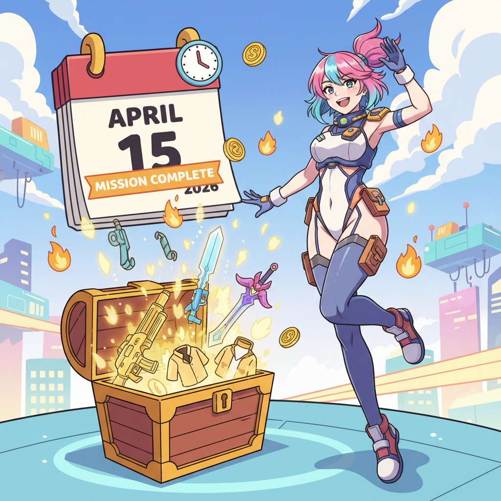 Free Fire,兌換碼,FF-APRIL2026 (免費抽武器箱與造型),2026/04/15,Free Fire 兌換碼最新